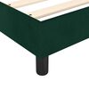 vidaXL Sommier &agrave; lattes de lit et matelas Vert fonc&eacute; 200x200cm Velours