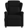 vidaXL Fauteuil inclinable Noir Tissu