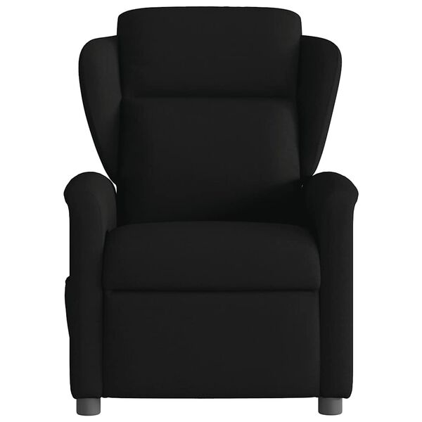 vidaXL Fauteuil inclinable Noir Tissu