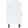 vidaXL Armoire de cuisine Kalmar blanc bois d'ing&eacute;nierie