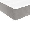 vidaXL Matelas de lit à ressorts ensachés 120x210x20 cm velours