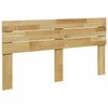 vidaXL T&ecirc;te de lit 140 cm en bois massif de ch&ecirc;ne