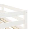 vidaXL Lit mezzanine enfants avec tunnel sans matelas bleu 90x190 cm