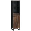 vidaXL Armoire de salle de bain Noyer 38 x 33 x 160 cm