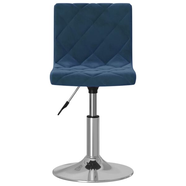 vidaXL Tabouret de bar Bleu Velours
