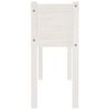 vidaXL Jardinières d'extérieur 2 pcs Blanc 110x31x70 cm Bois de pin