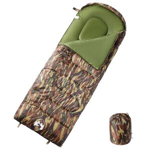 vidaXL Sac de couchage pour adultes camping 3-4 saisons