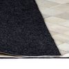 vidaXL Tapis Cuir v&eacute;ritable Patchwork 120 x 170 cm Diamant Gris