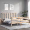 vidaXL Cadre de lit sans matelas bois de pin massif