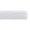 vidaXL Matelas Blanc 140 x 200 cm Tissu jacquard