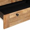 vidaXL Buffet Marron 90 x 33,5 x 75 cm Bois de mangue massif