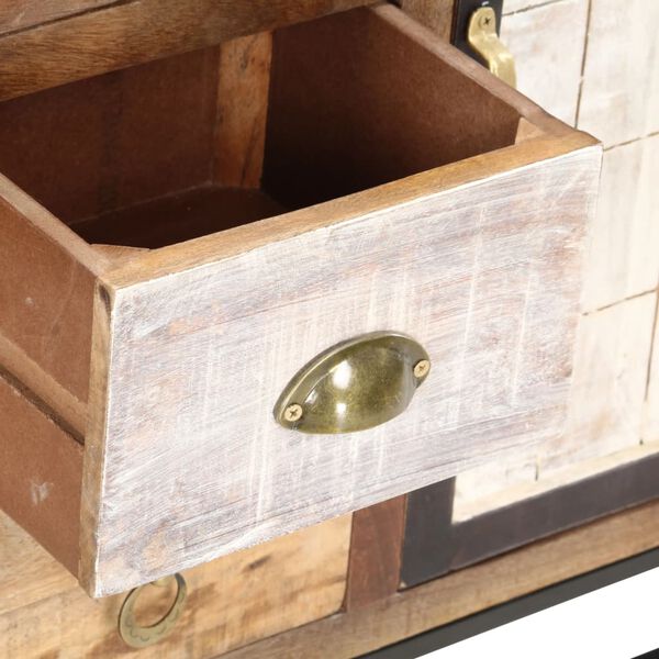 vidaXL Buffet 60x30x70 cm Bois de r&eacute;cup&eacute;ration solide