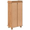 vidaXL Cabinet à vin ASKIM Marron 57 x 37 x 114 cm Bois massif en pin