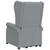 vidaXL Fauteuil Gris clair Tissu