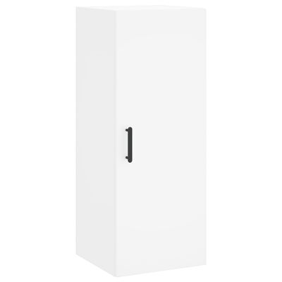 vidaXL Armoire murale blanc 34,5x34x90 cm