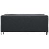 vidaXL Housse de Transat Uni Noir 205 x 100 x 70 cm tissu