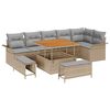 vidaXL Ensemble de canap&eacute; de jardin 9 pc 8-Nombre de places