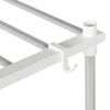 vidaXL &Eacute;tag&egrave;re pour machine &agrave; laver Blanc 70 x 27 x 136 cm Aluminium