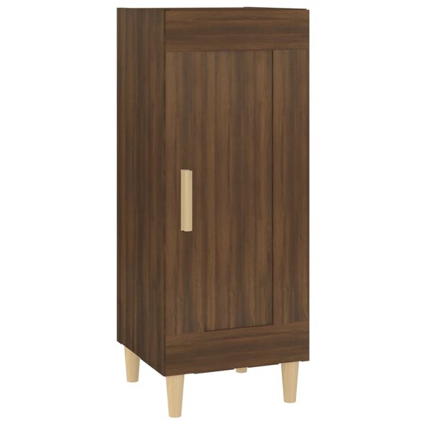 vidaXL Buffet Ch&ecirc;ne marron 34,5x34x90 cm Bois d'ing&eacute;nierie