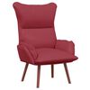 vidaXL fauteuil Bordeaux 69 x 74 x 93 cm Simili cuir