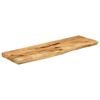 vidaXL Dessus de table 120x40x2,5cm bord vif bois massif manguier brut