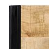 vidaXL T&ecirc;te de lit 180 cm bois massif manguier et fer