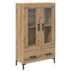 vidaXL Haut Armoire Ch&ecirc;ne artisanal 69,5 x 31 x 115 cm