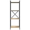 vidaXL &Eacute;tag&egrave;re Ch&ecirc;ne Sonoma 40 x 30 x 85 cm Bois d'ing&eacute;nierie