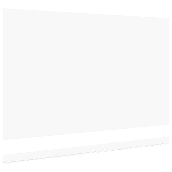 vidaXL Toile de rechange pour auvent Blanc 480 x 295 cm Polyester
