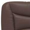 vidaXL Cadre de lit sans matelas Hvar marron 90x200 cm similicuir