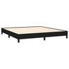 vidaXL Cadre de lit sans matelas noir 180x200 cm tissu