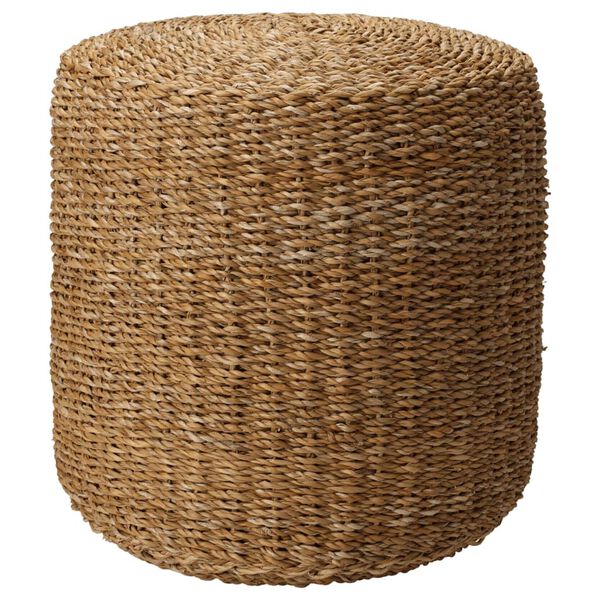 Home&Styling Pouf rond naturel &Oslash;40x38 cm herbe de mer