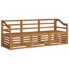 vidaXL Ensembles de canap&eacute;s 3 pc Naturel Bois d'Acacia Massif