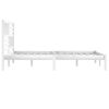 vidaXL Cadre de lit sans matelas blanc 180x200 cm bois massif de pin