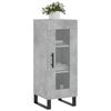 vidaXL Buffet Gris b&eacute;ton 34,5x34x90 cm Bois d'ing&eacute;nierie