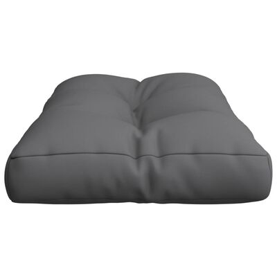 vidaXL Coussin de palette anthracite 70x40x12 cm tissu