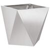 vidaXL Jardini&egrave;re Argent 50 x 50 x 50 cm Acier inoxydable