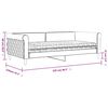 vidaXL Lit de jour avec matelas vert fonc&eacute; 100x200 cm velours