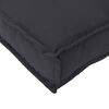 vidaXL Coussin Noir 50 x 50 x 12 cm Tissu Oxford