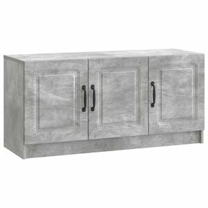 vidaXL Meuble TV Gris b&eacute;ton 99 x 34,5 x 47 cm Bois d'ing&eacute;nierie