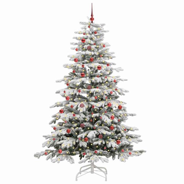 vidaXL Sapin de No&euml;l Artificiel &agrave; Branches Articul&eacute;es Blanc 240 cm