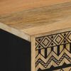 vidaXL Buffet 90x33,5x75 cm bois de manguier brut massif