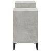 vidaXL Meuble TV Gris b&eacute;ton 160x35x55 cm Bois d'ing&eacute;nierie