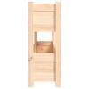 vidaXL Jardinière 112x25x66 cm Bois massif de pin