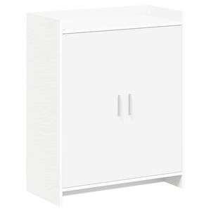 vidaXL Cabinet &agrave; chaussures Blanc 73,5 x 36 x 92 cm Bois d'ing&eacute;nierie