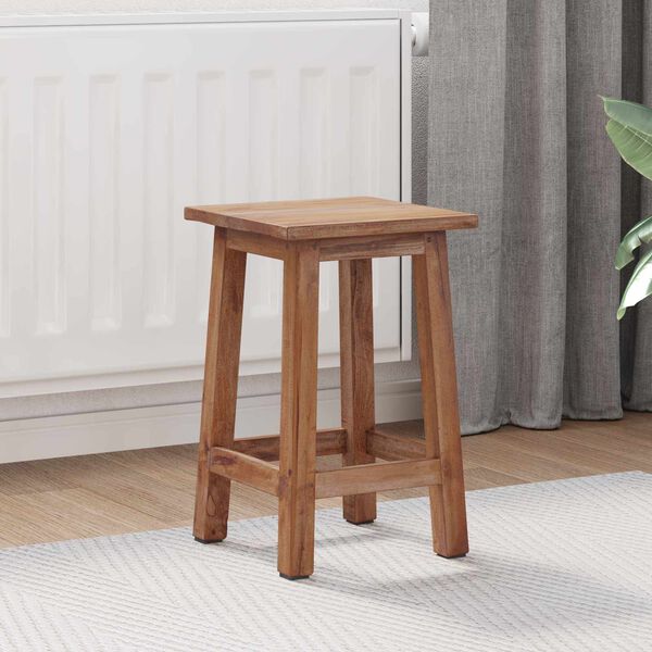 vidaXL Tabouret Naturel 30 x 30 x 47 cm Bois d'Acajou