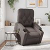vidaXL Fauteuil inclinable de massage &eacute;lectrique marron similicuir