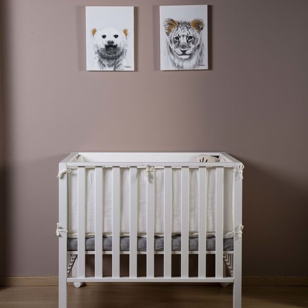 CHILDHOME Peinture &agrave; l'huile Lion Dor&eacute; 30x40 cm