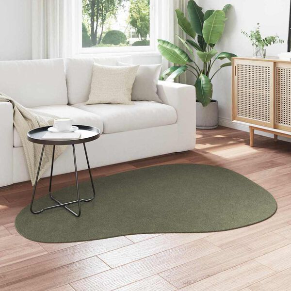 vidaXL Tapis de surface HUARTE Vert for&ecirc;t 120 x 170 cm Polyester