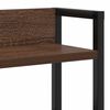 vidaXL T&ecirc;te de lit de rangement Ch&ecirc;ne marron 200 cm Bois d'ing&eacute;nierie